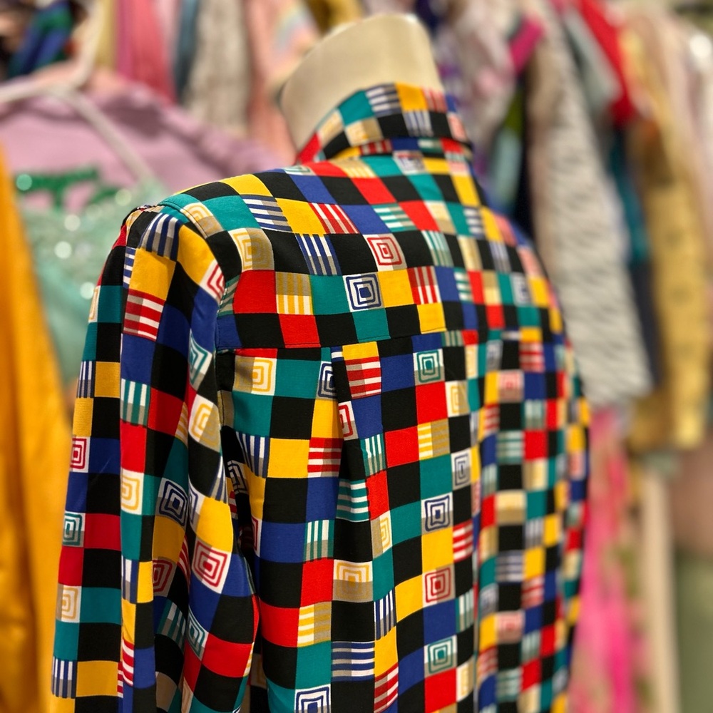 Vintage Geometric Blouse - Picture 4 of 13